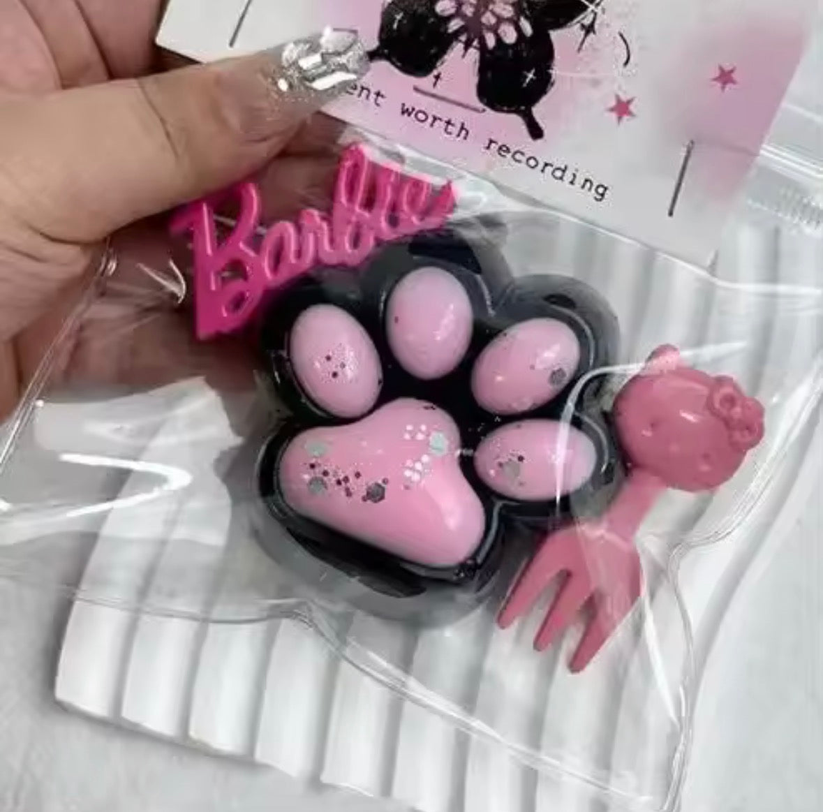 🧸Cute Cat Paw Sensory Squishy (Stress Relief Toy for Kids 3+)
