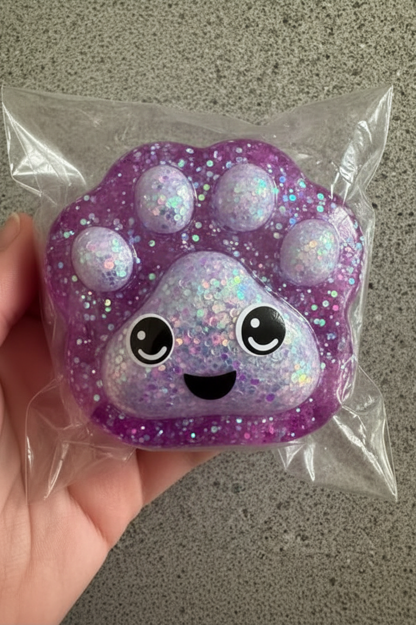 🧸Cute Cat Paw Sensory Squishy (Stress Relief Toy for Kids 3+)